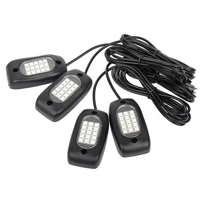 lumières tous terrains d'Underglow de la voiture 12V 4x4, 4PCS LED Underglow pour des camions