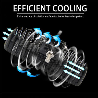 IP67 2 le travail de voiture de la rangée 18pcs 54W allume la double couleur