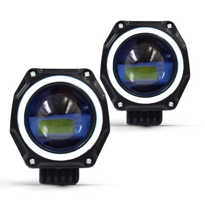 Antibrouillards rouges externes de la moto LED de 6000lm U11 15W