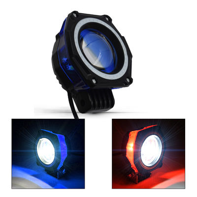 Antibrouillards rouges externes de la moto LED de 6000lm U11 15W